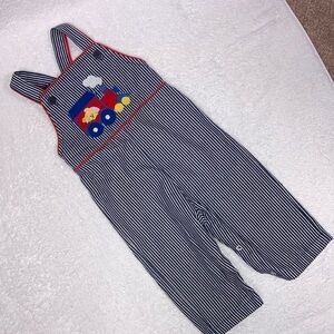 Vintage Healthtex engineer Stripef train overalls 24m